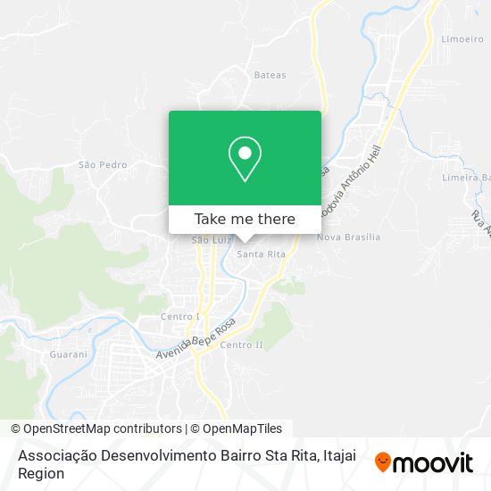 Associação Desenvolvimento Bairro Sta Rita map