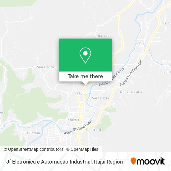 Mapa Jf Eletrônica e Automação Industrial