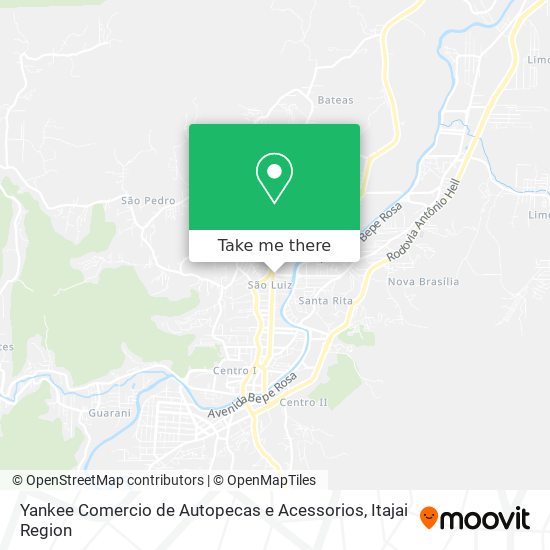 Yankee Comercio de Autopecas e Acessorios map