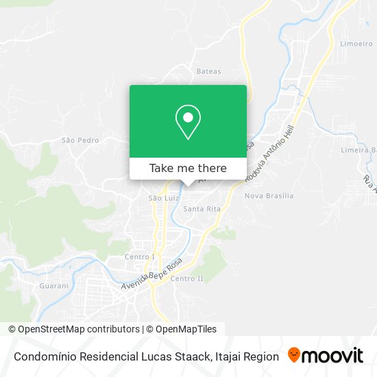 Mapa Condomínio Residencial Lucas Staack