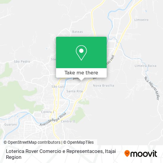 Loterica Rover Comercio e Representacoes map