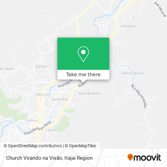 Church Voando na Visão map