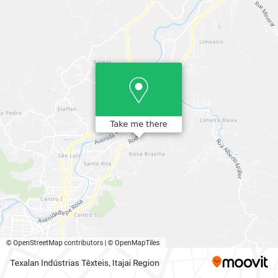Texalan Indústrias Têxteis map