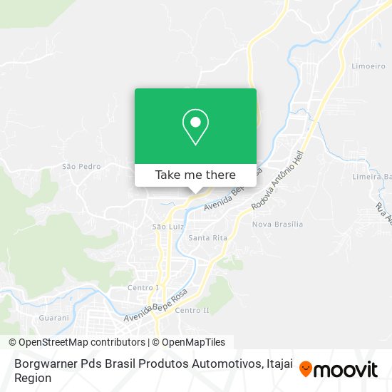 Borgwarner Pds Brasil Produtos Automotivos map