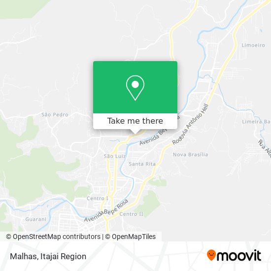 Malhas map