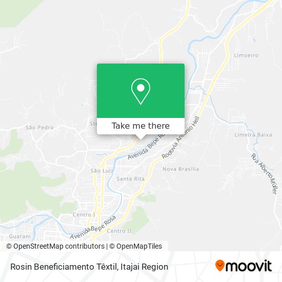 Mapa Rosin Beneficiamento Têxtil