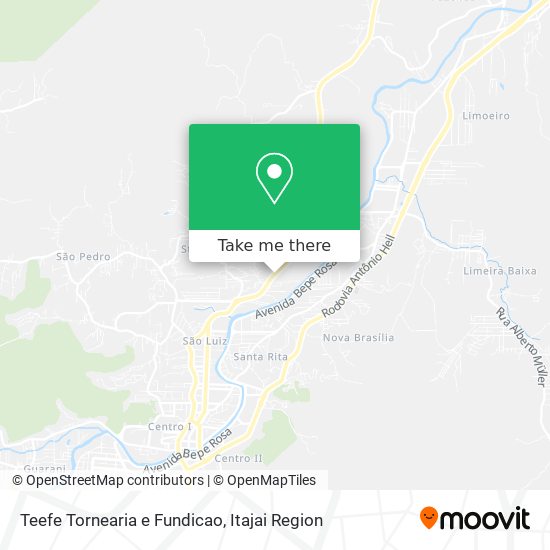 Teefe Tornearia e Fundicao map