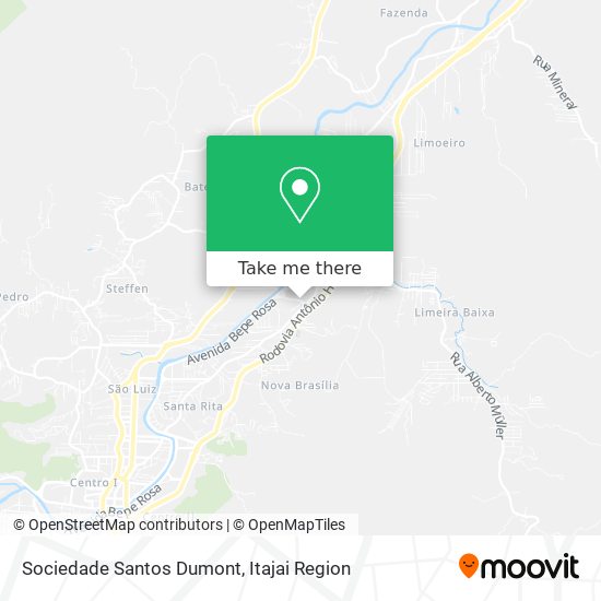 Sociedade Santos Dumont map