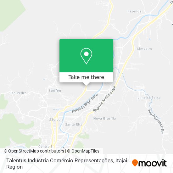 Talentus Indústria Comércio Representações map