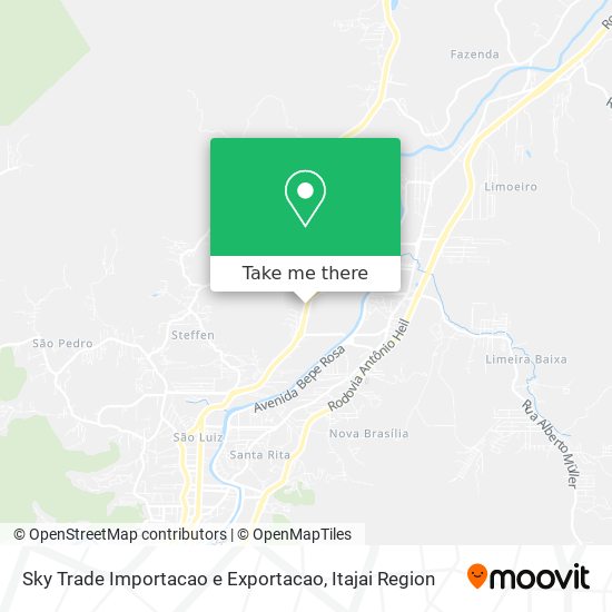 Mapa Sky Trade Importacao e Exportacao