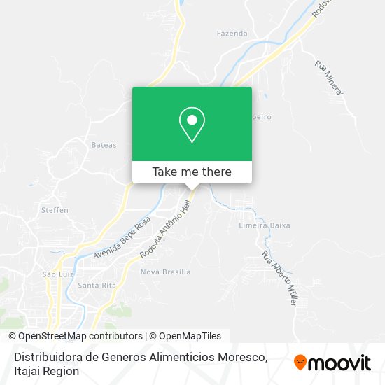 Distribuidora de Generos Alimenticios Moresco map