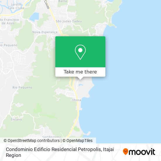 Condominio Edificio Residencial Petropolis map
