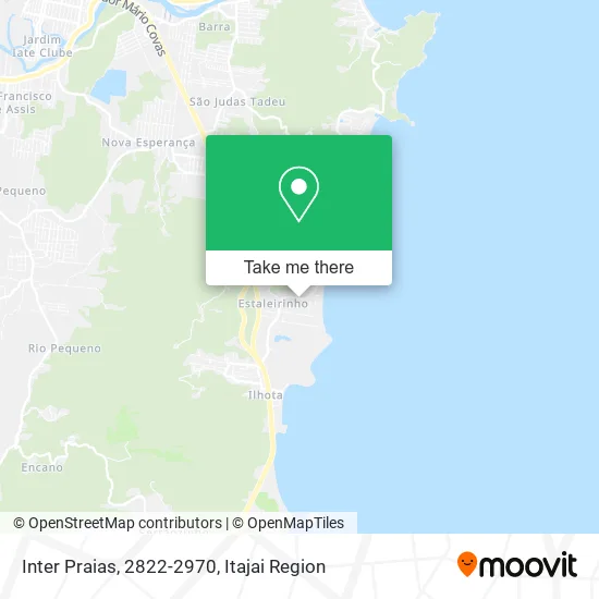 Inter Praias, 2822-2970 map