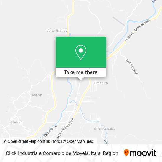 Click Industria e Comercio de Moveis map