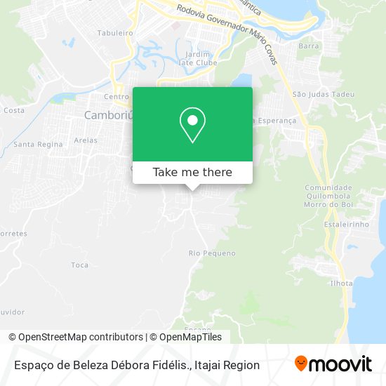 Espaço de Beleza Débora Fidélis. map