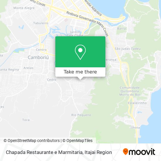Chapada Restaurante e Marmitaria map