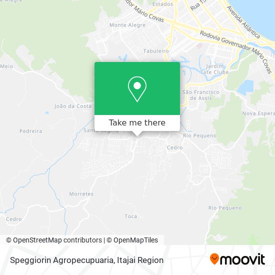 Mapa Speggiorin Agropecupuaria