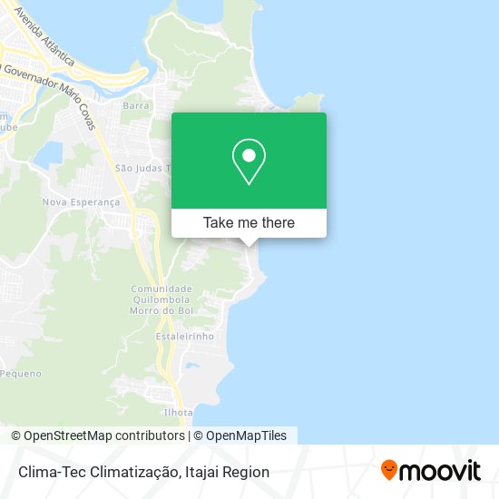 Mapa Clima-Tec Climatização