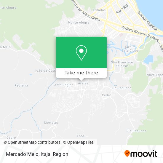 Mercado Melo map