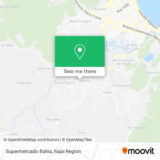 Mapa Supermercado Bahia