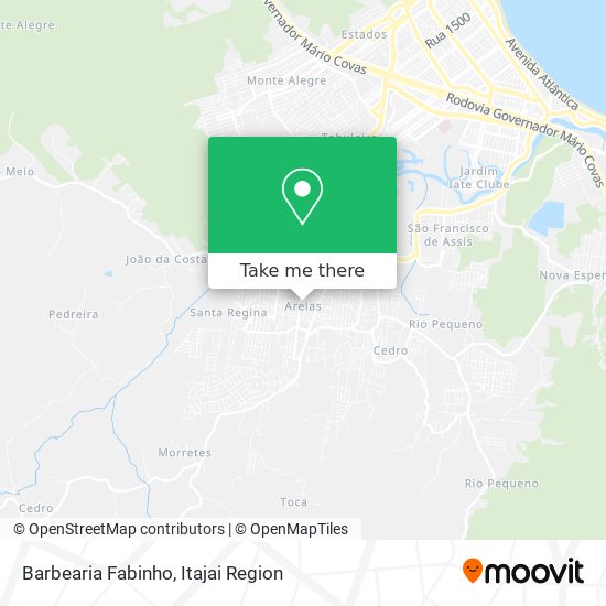 Mapa Barbearia Fabinho