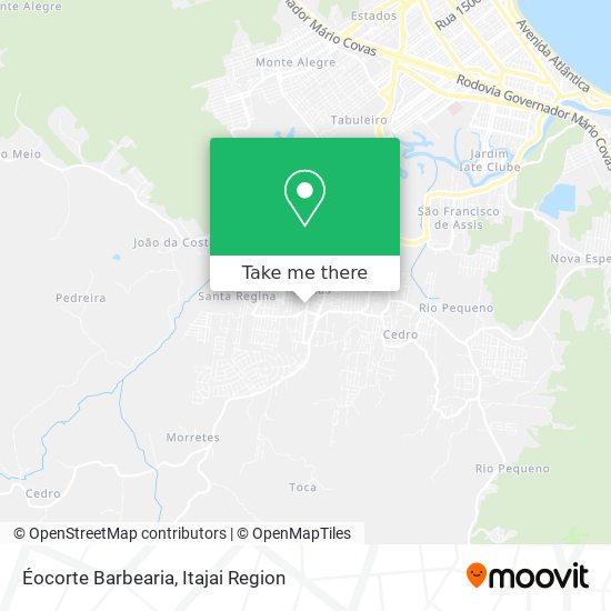 Mapa Éocorte Barbearia