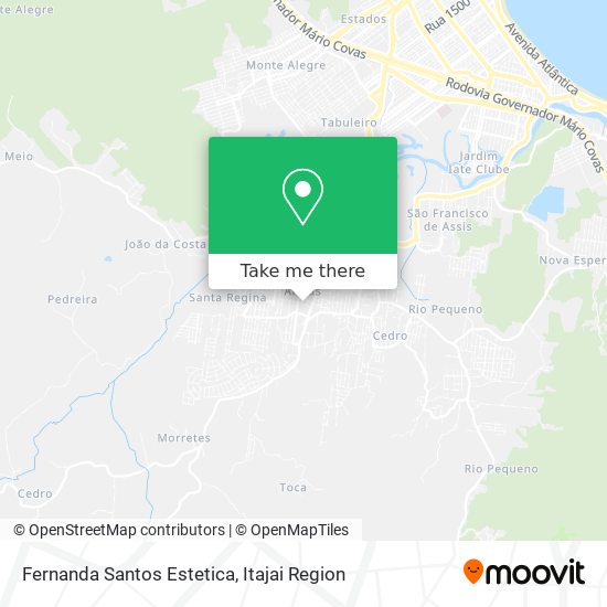 Fernanda Santos Estetica map