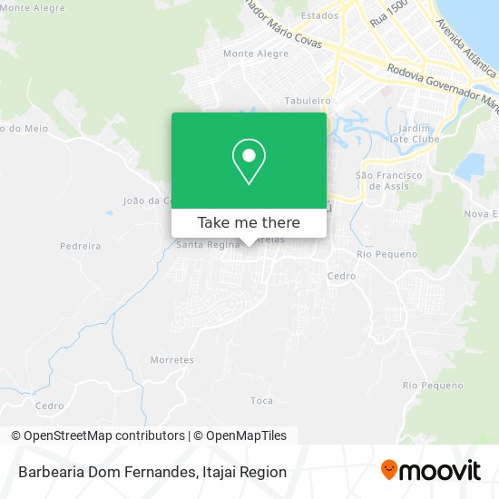 Mapa Barbearia Dom Fernandes