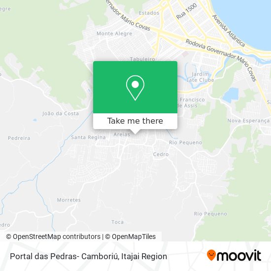 Portal das Pedras- Camboriú map