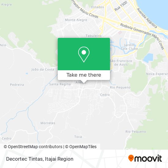 Mapa Decortec Tintas