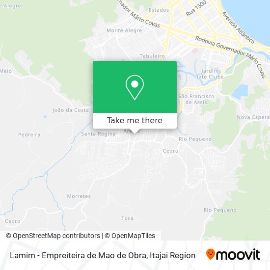 Lamim - Empreiteira de Mao de Obra map