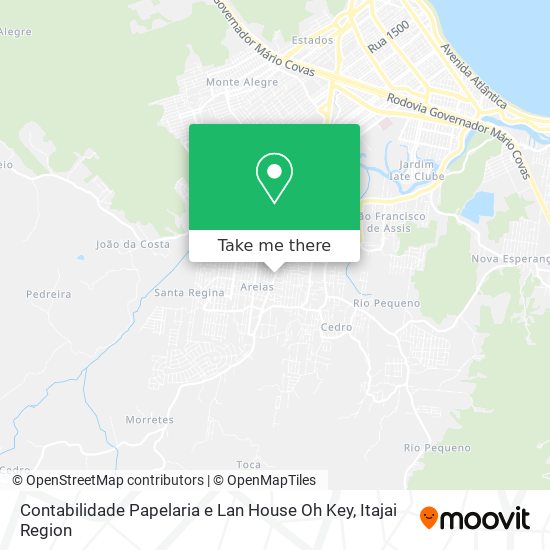 Mapa Contabilidade Papelaria e Lan House Oh Key