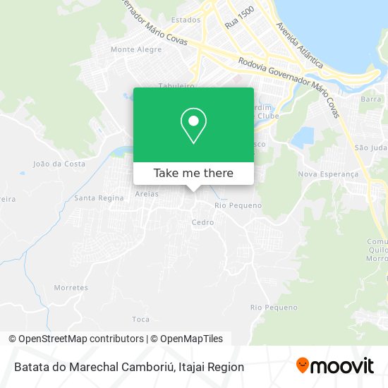 Batata do Marechal Camboriú map