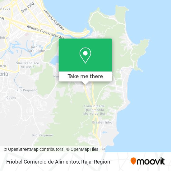 Friobel Comercio de Alimentos map