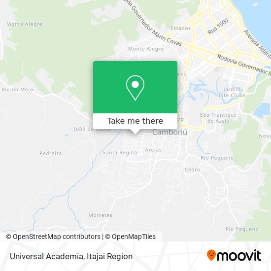 Universal Academia map