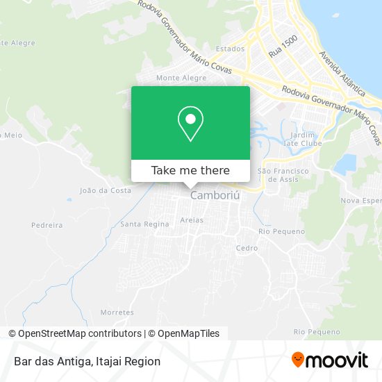 Bar das Antiga map