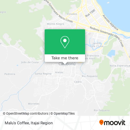 Mapa Malu's Coffee