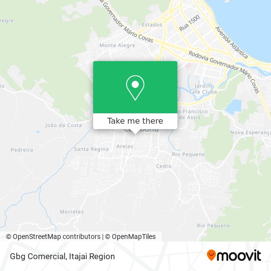 Gbg Comercial map