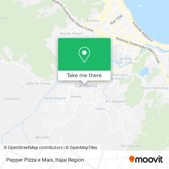 Mapa Pepper Pizza e Mais