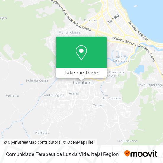 Comunidade Terapeutica Luz da Vida map