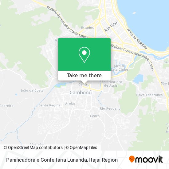 Panificadora e Confeitaria Lunanda map