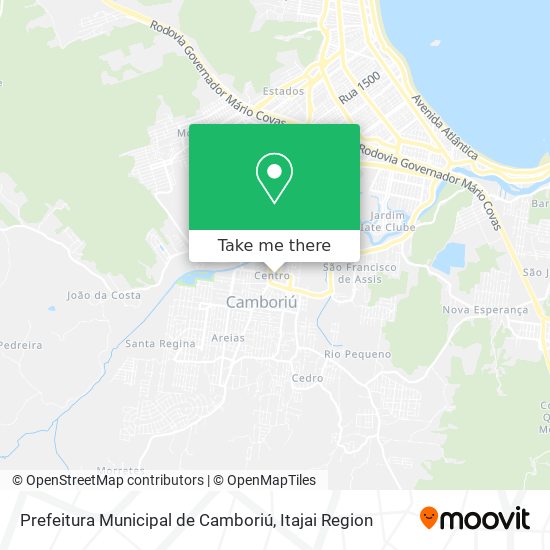 Prefeitura Municipal de Camboriú map