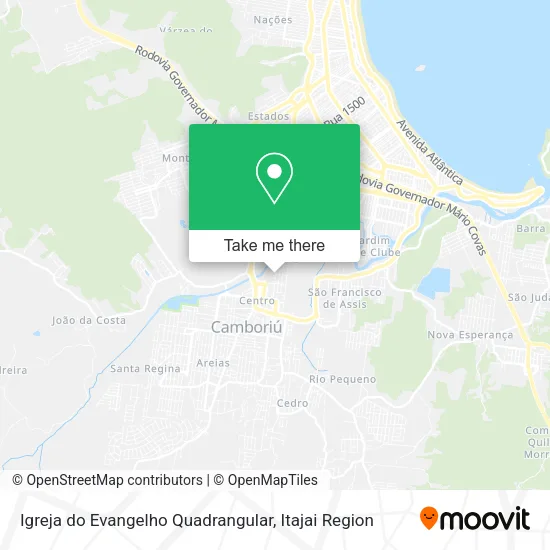 Igreja do Evangelho Quadrangular map