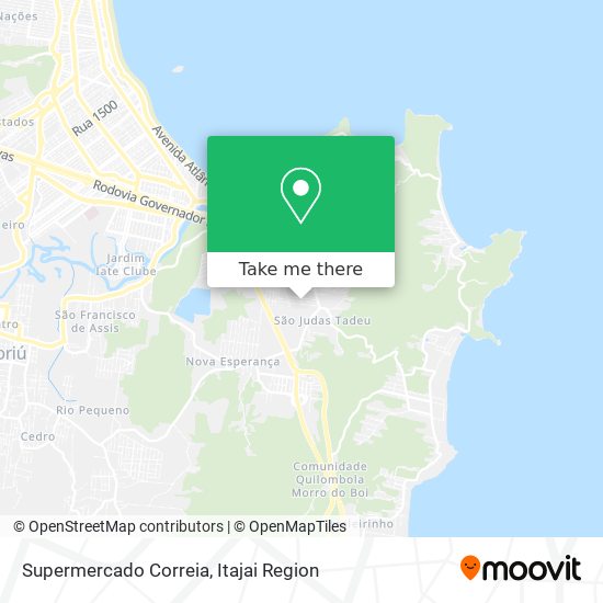 Supermercado Correia map