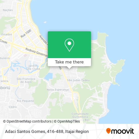 Adaci Santos Gomes, 416-488 map