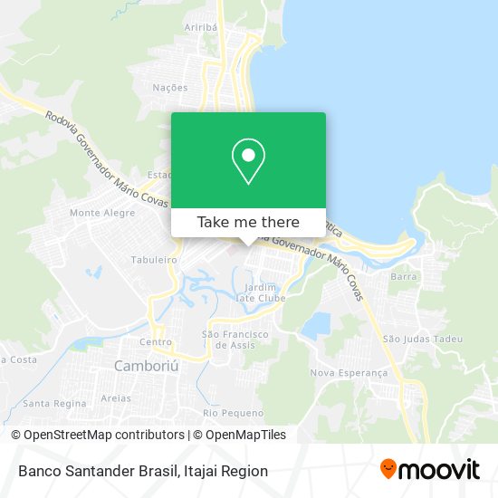 Banco Santander Brasil map