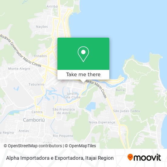 Mapa Alpha Importadora e Exportadora