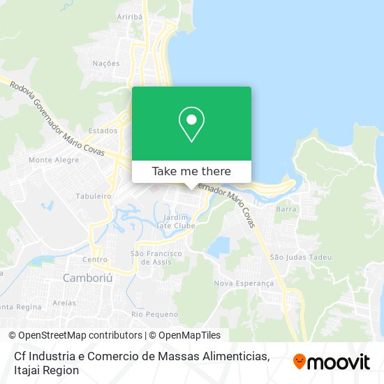 Cf Industria e Comercio de Massas Alimenticias map