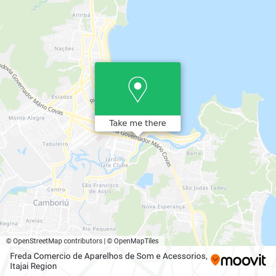 Freda Comercio de Aparelhos de Som e Acessorios map