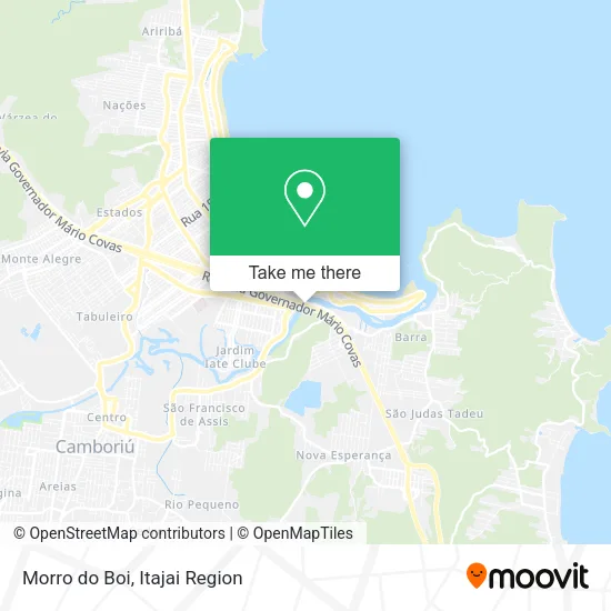 Morro do Boi map